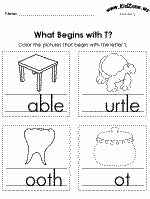 kindergarten consonant activity pages
