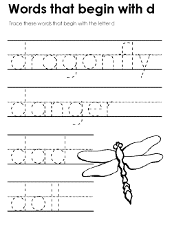 Beginning consonant practice worksheet