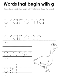 Beginning consonant practice worksheet