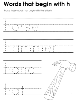 Beginning consonant practice worksheet