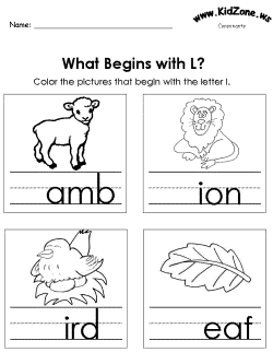 Beginning consonant practice worksheet