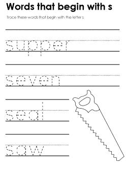 Beginning consonant practice worksheet