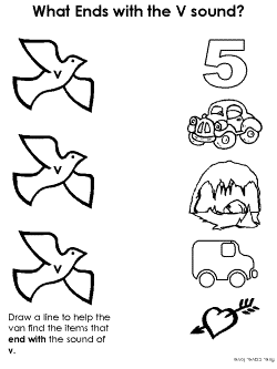 Ending consonant practice worksheet