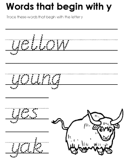 Beginning consonant practice worksheet