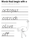 Beginning short vowel practice worksheet